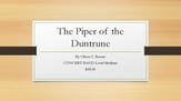 The Piper of the Duntrune Concert Band sheet music cover